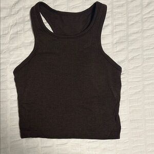 lululemon athletica Dark Brown Tank Top